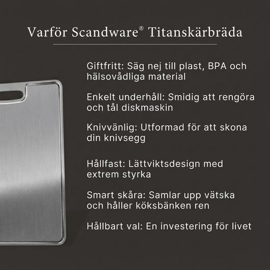 Titanium Skärbräda